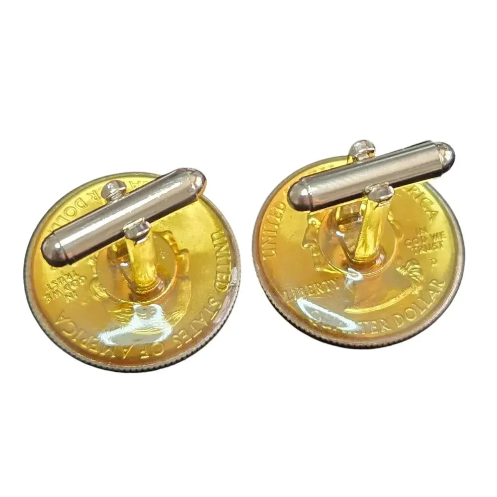 Hawai'i State Quarter-Design Cufflinks